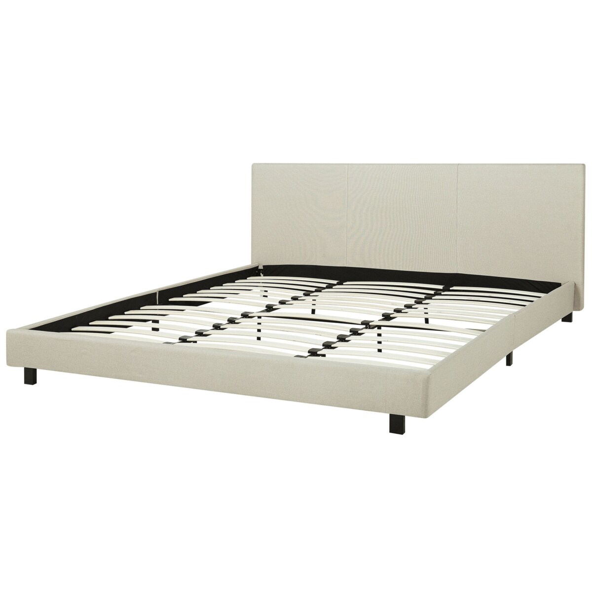 Łóżko tapicerowane 180 x 200 cm beżowe ALBI