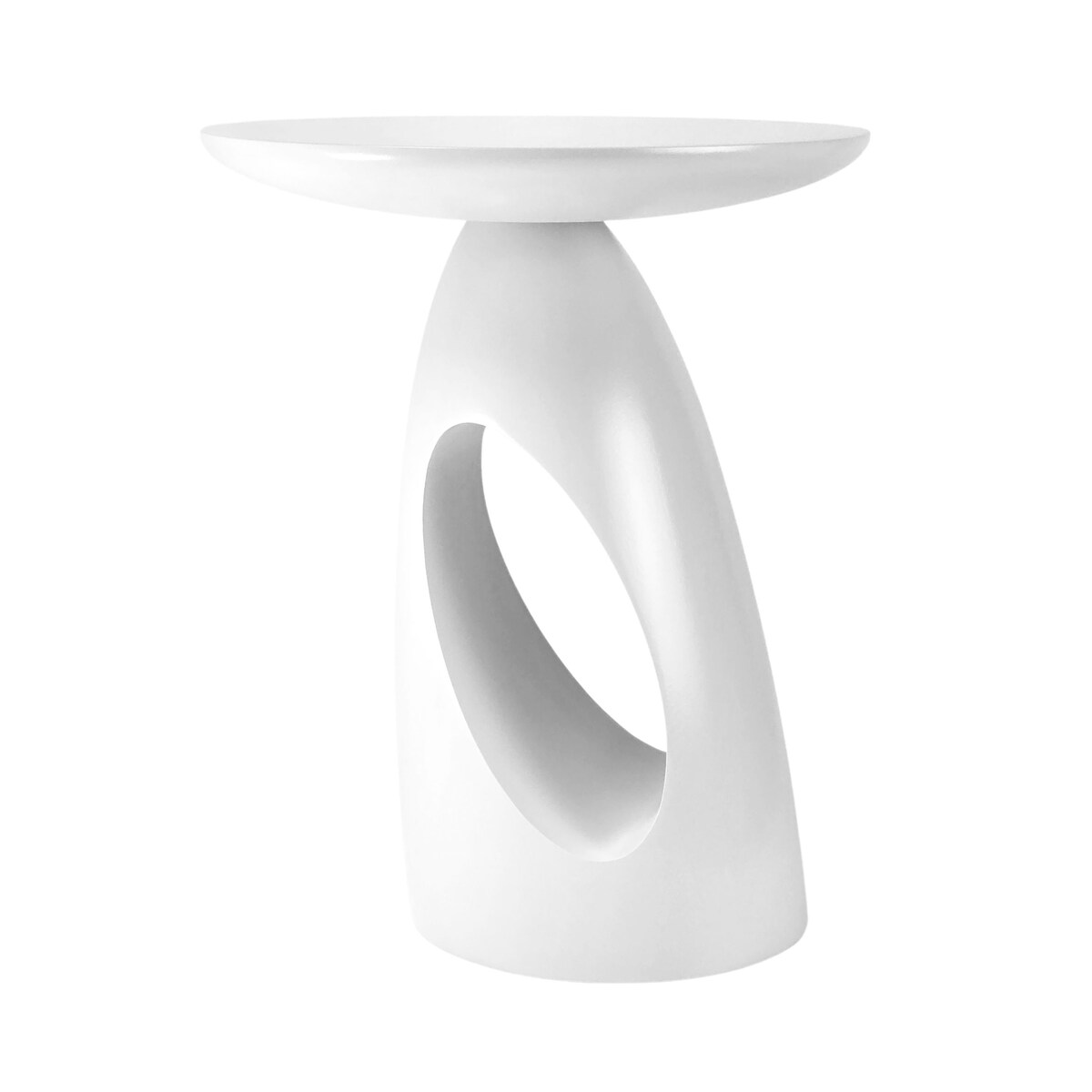 Stolik drewniany różne kolory Island, kolor biały ral