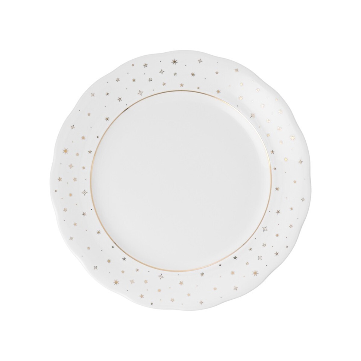 Talerz płytki 26 cm Alaska Blask Świąt BN07