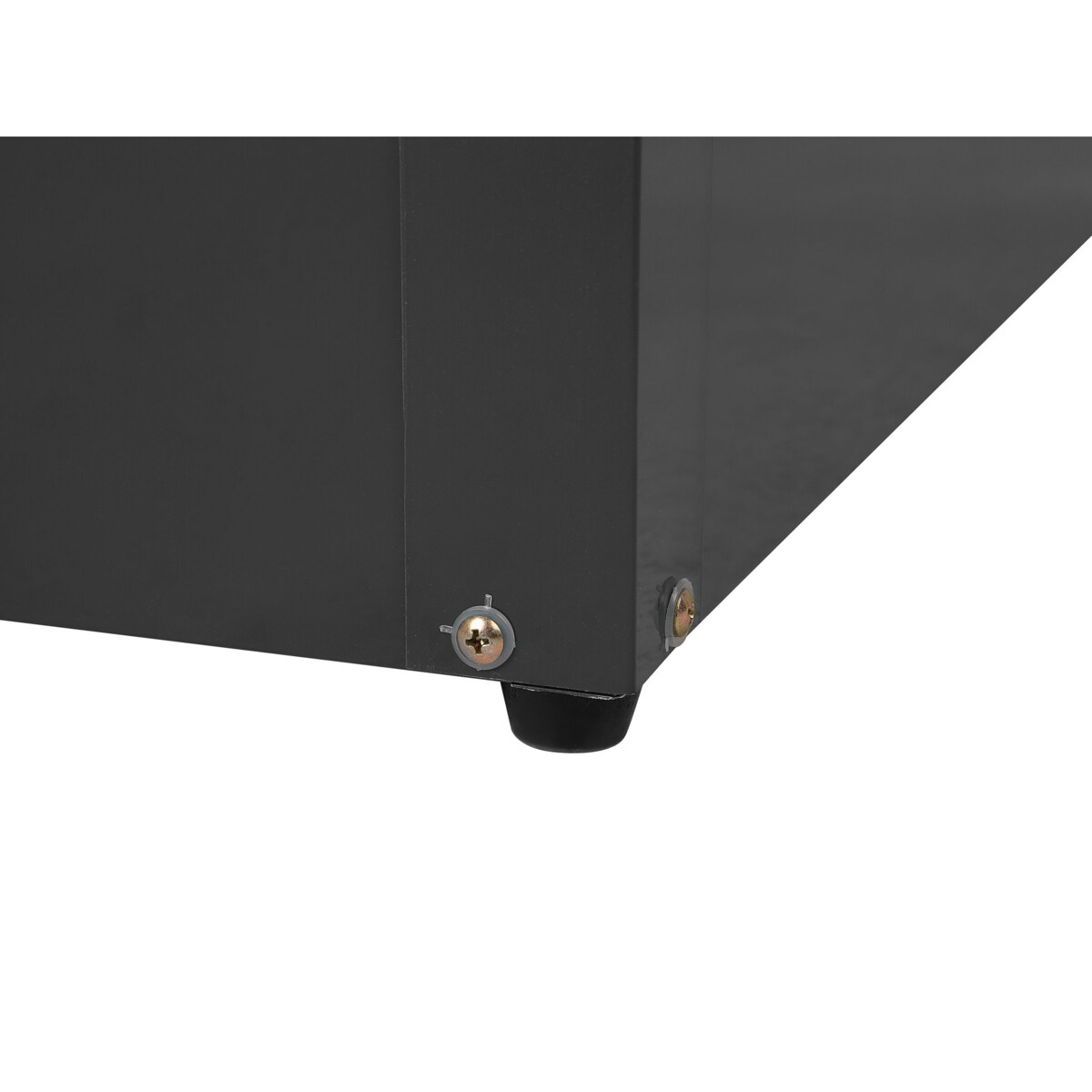 Skrzynia ogrodowa metalowa 300 l ciemnoszara CEBROSA