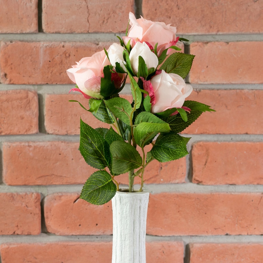 SZTUCZNE RÓŻE różowe wys. 39cm