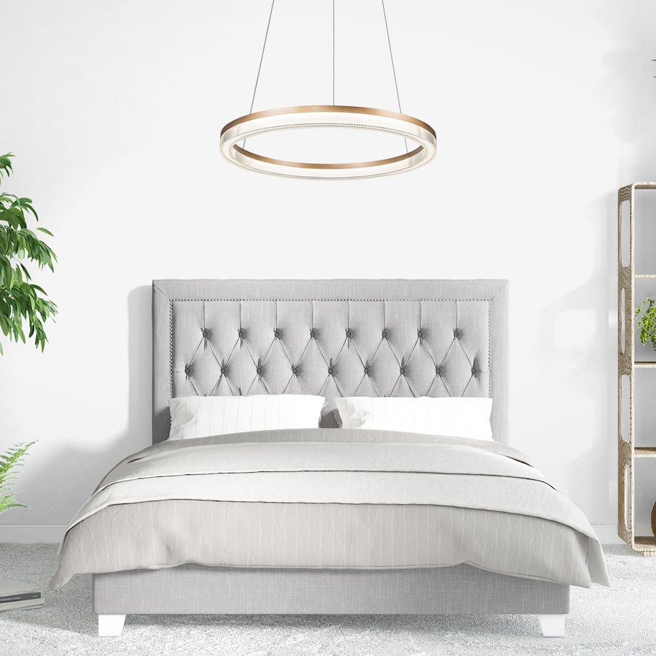 Lampa sufitowa wisząca Light Prestige Midway złoty LED CCT 3000K/4000K/6000K (regulowana) 1 szt.