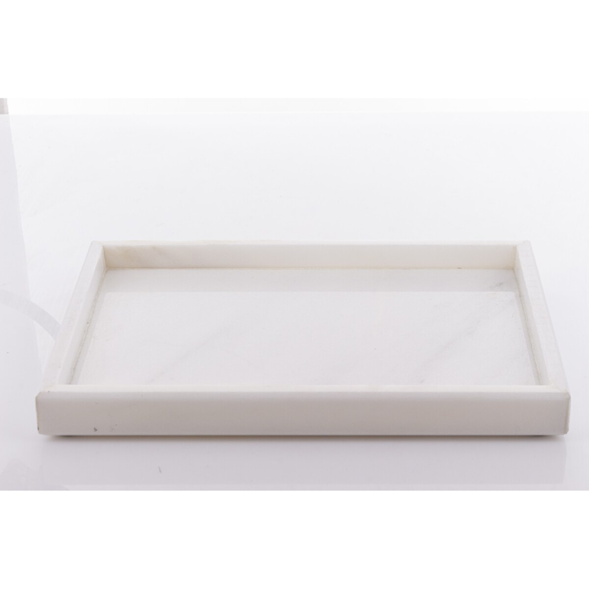 Taca dekoracyjna 30x20x3 cm MARMARILO biała