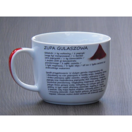 KUBEK miska na zupę DO ZUPY 730 ml GULASZOWA