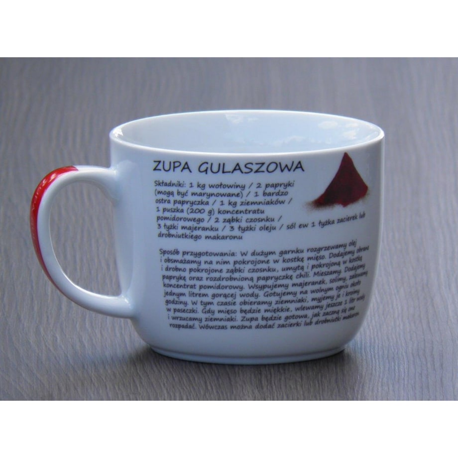 KUBEK miska na zupę DO ZUPY 730 ml GULASZOWA