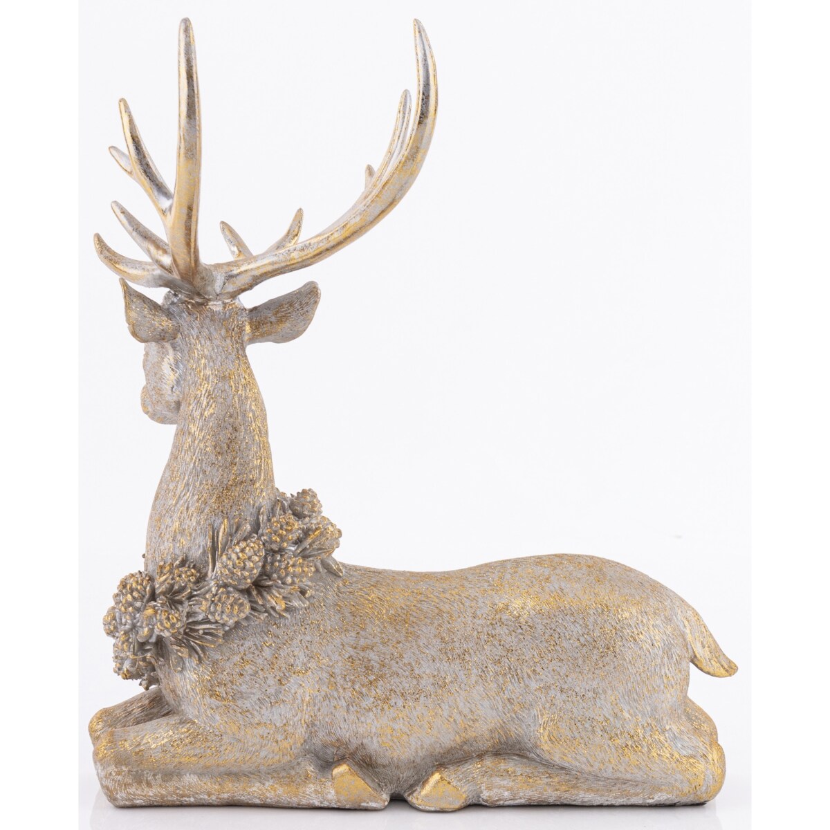 Figurka - Leżący renifer 30x26,5x16,5 cm TONAKAI brązowy
