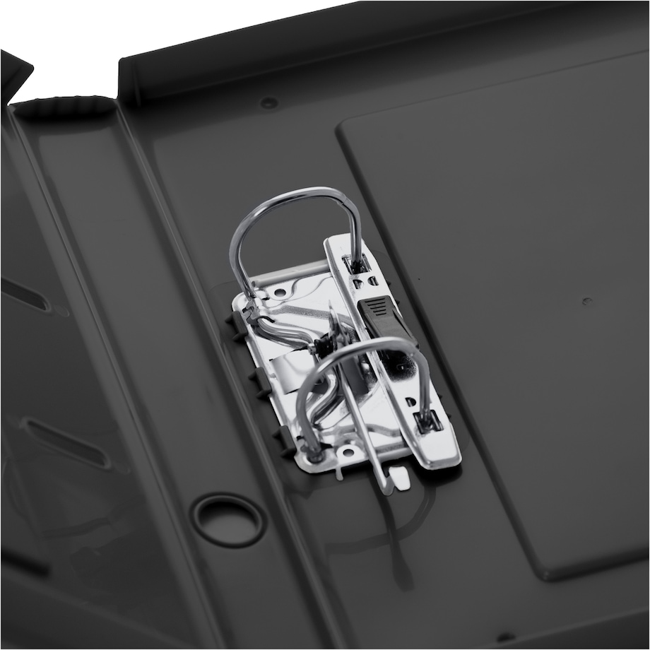 Segregator A4 Na Dokumenty Stojący 5 Cm Wąski Plastikowy Nowoczesny Czarny