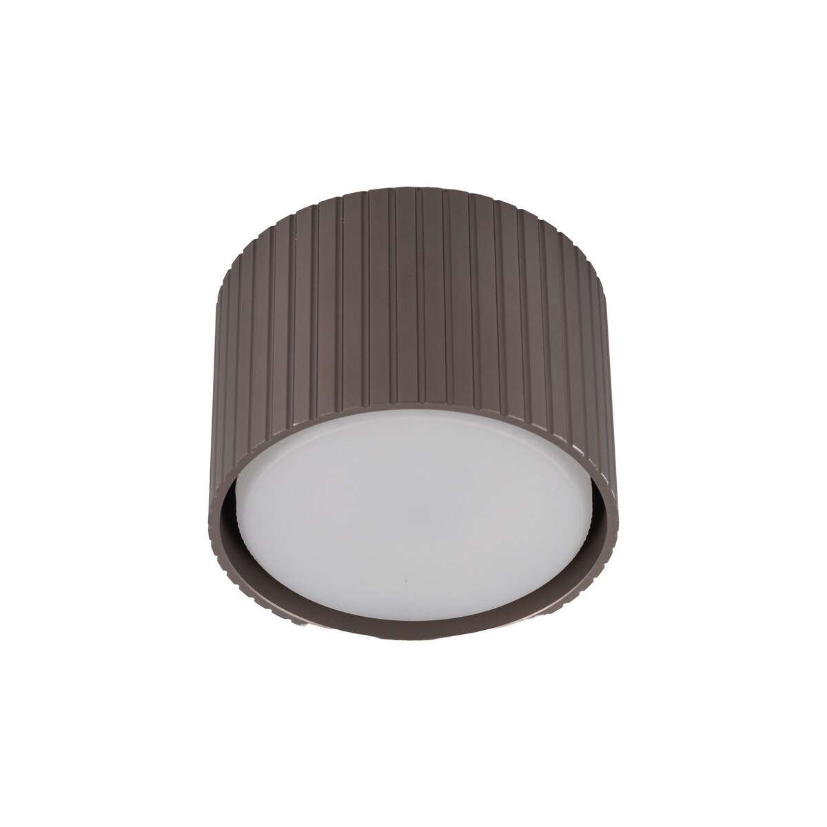Spot Tk Lighting Ferro Brązowa Tytan Tuba Downlight Natynkowy + Żarówka Gx53
