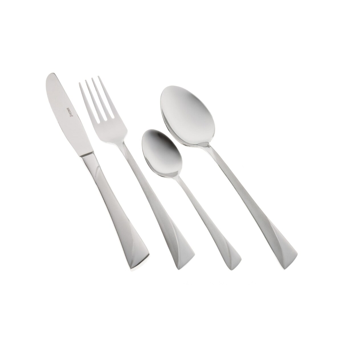 Sztućce 24 elementy dla 6 osób satynowe KINGHOFF