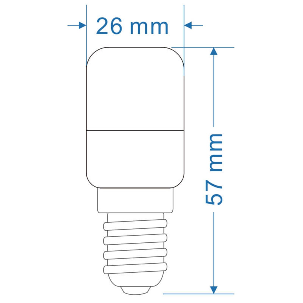 Kapsułka żarówka 10616 E14 mini LED 2,5W 230V 3000K 220lm, GLOBO