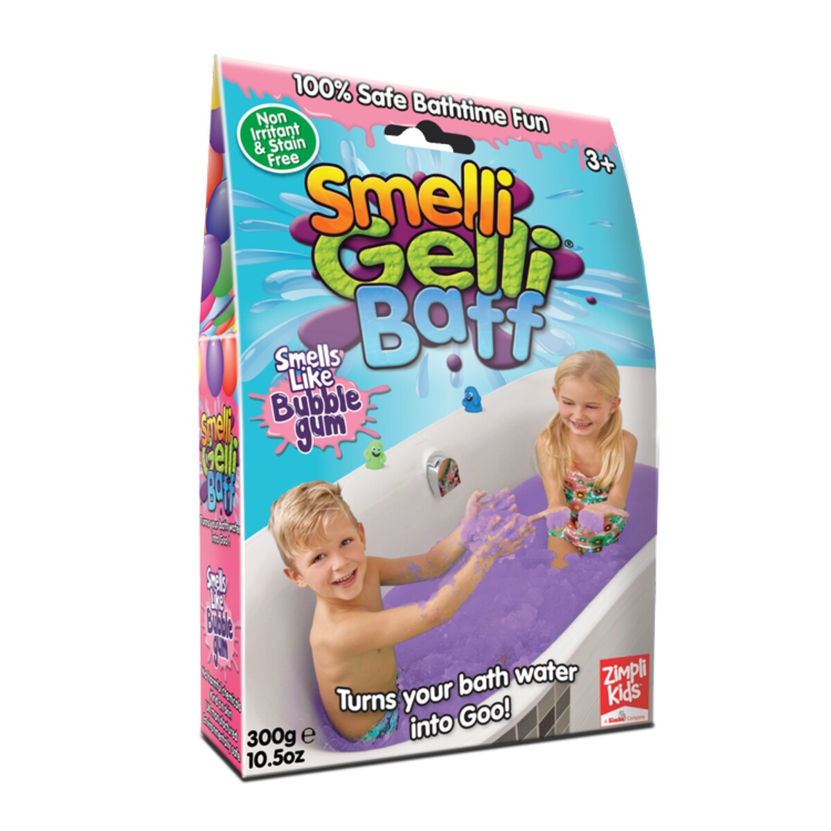 Magiczny proszek do kąpieli, Gelli Baff Smelli, Guma Balonowa, 3+, Zimpli Kids