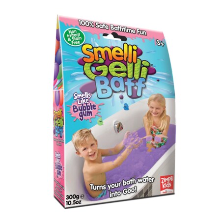 Magiczny proszek do kąpieli, Gelli Baff Smelli, Guma Balonowa, 3+, Zimpli Kids