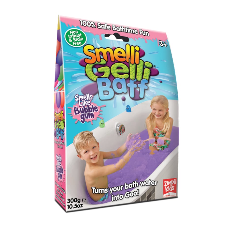 Magiczny proszek do kąpieli, Gelli Baff Smelli, Guma Balonowa, 3+, Zimpli Kids