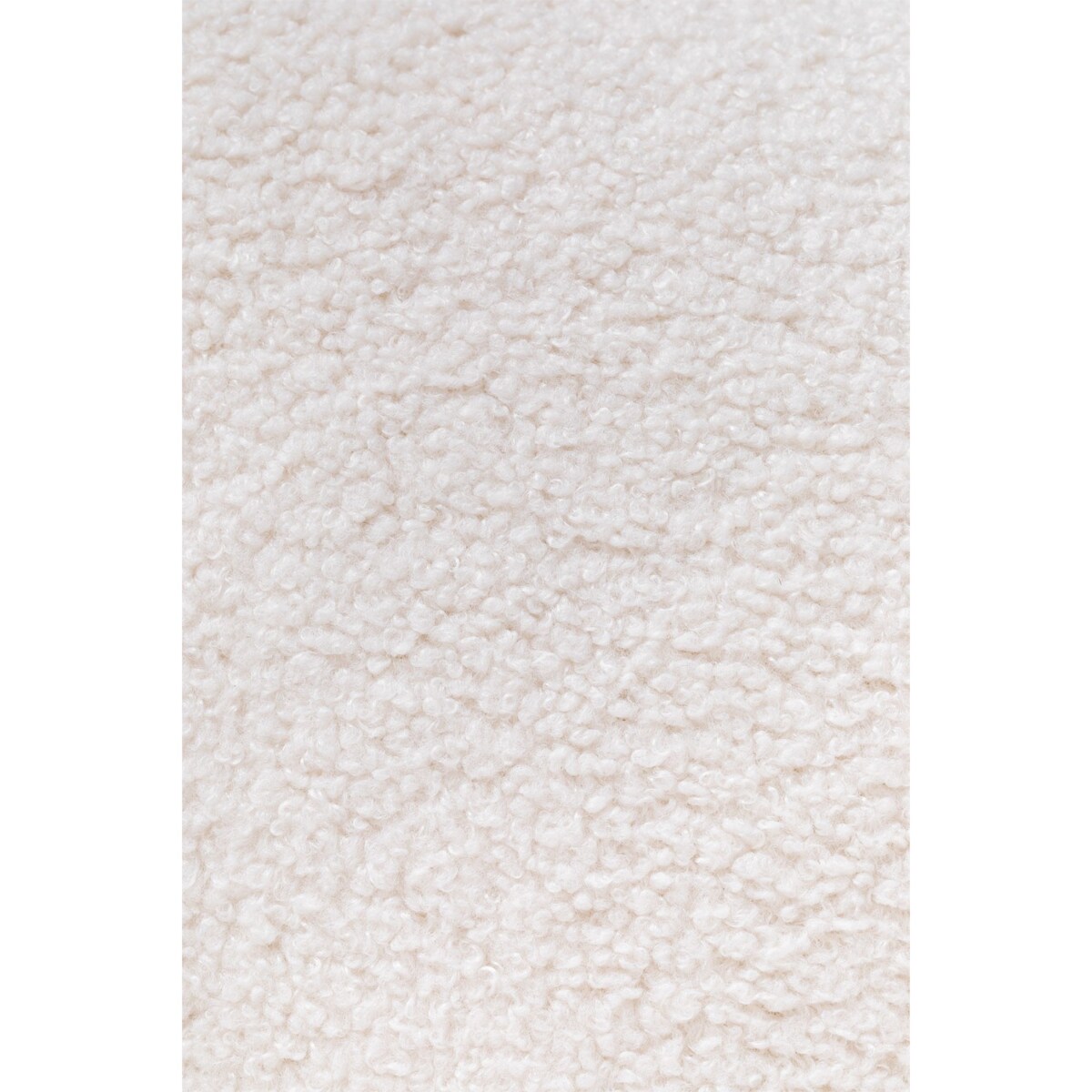 Pufa szenilowa biała Jaldinguer Ø60 cm