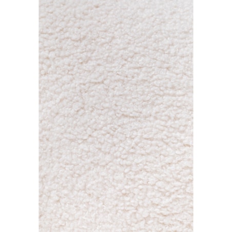 Pufa szenilowa biała Jaldinguer Ø60 cm