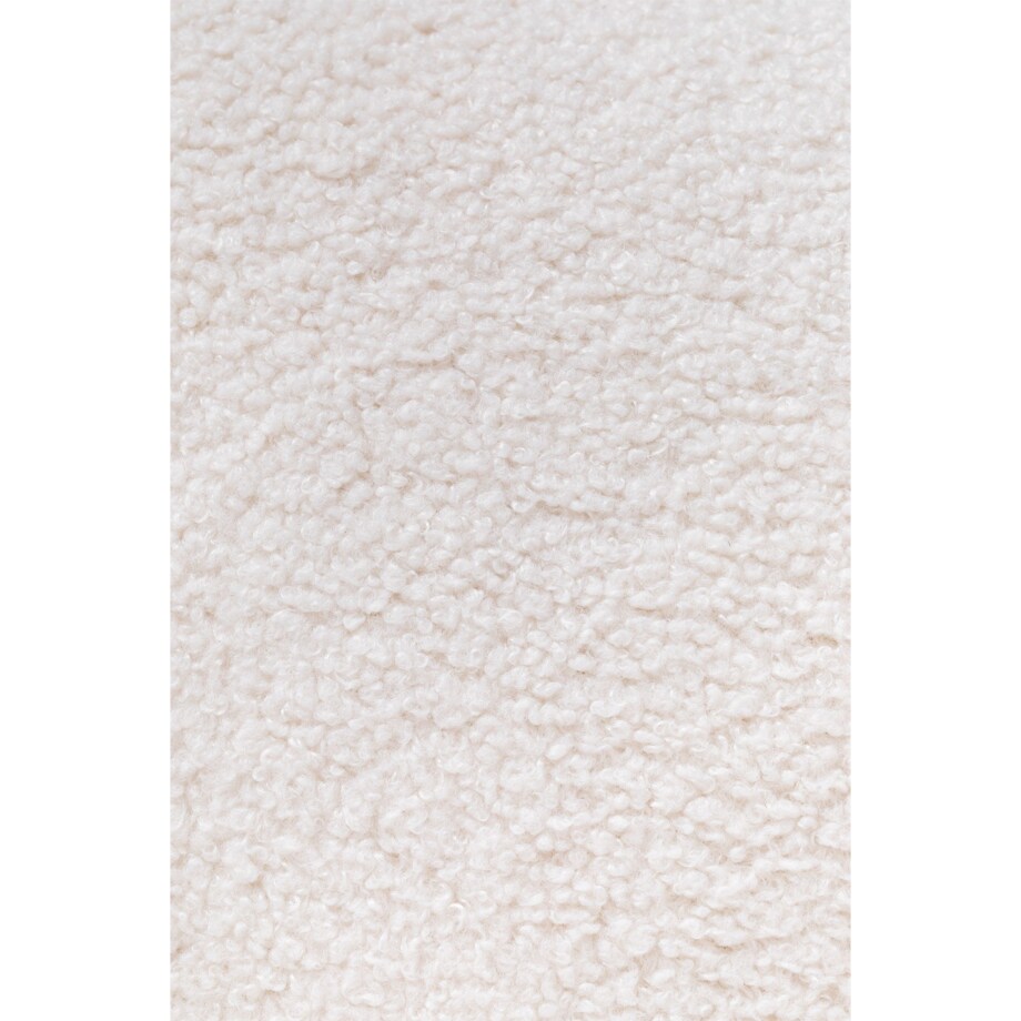 Pufa szenilowa biała Jaldinguer Ø60 cm