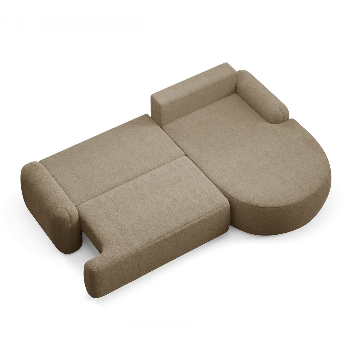 Zaokrąglony narożnik CLEO z funkcją spania, wersja prawa, Quelle 18