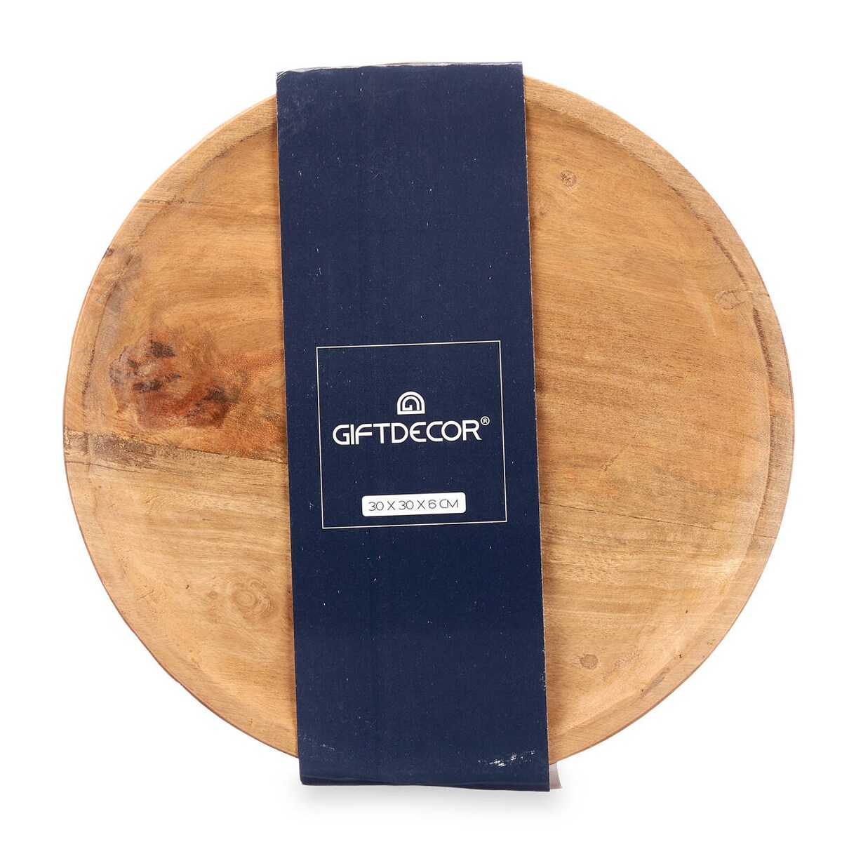 Podstawka drewniana na ozdobnych nóżkach, Ø 30 cm