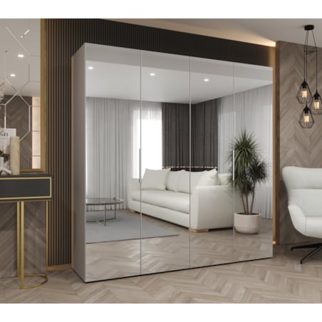 Szafa uchylna otwierana MARBELLA 3 200 wys. 202 cm Kaszmir + u. Kaszmir