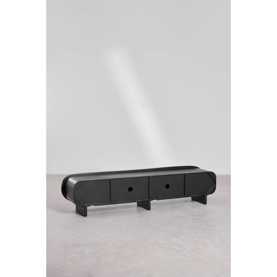 Szafka RTV z drewna mango Agathe 220 cm