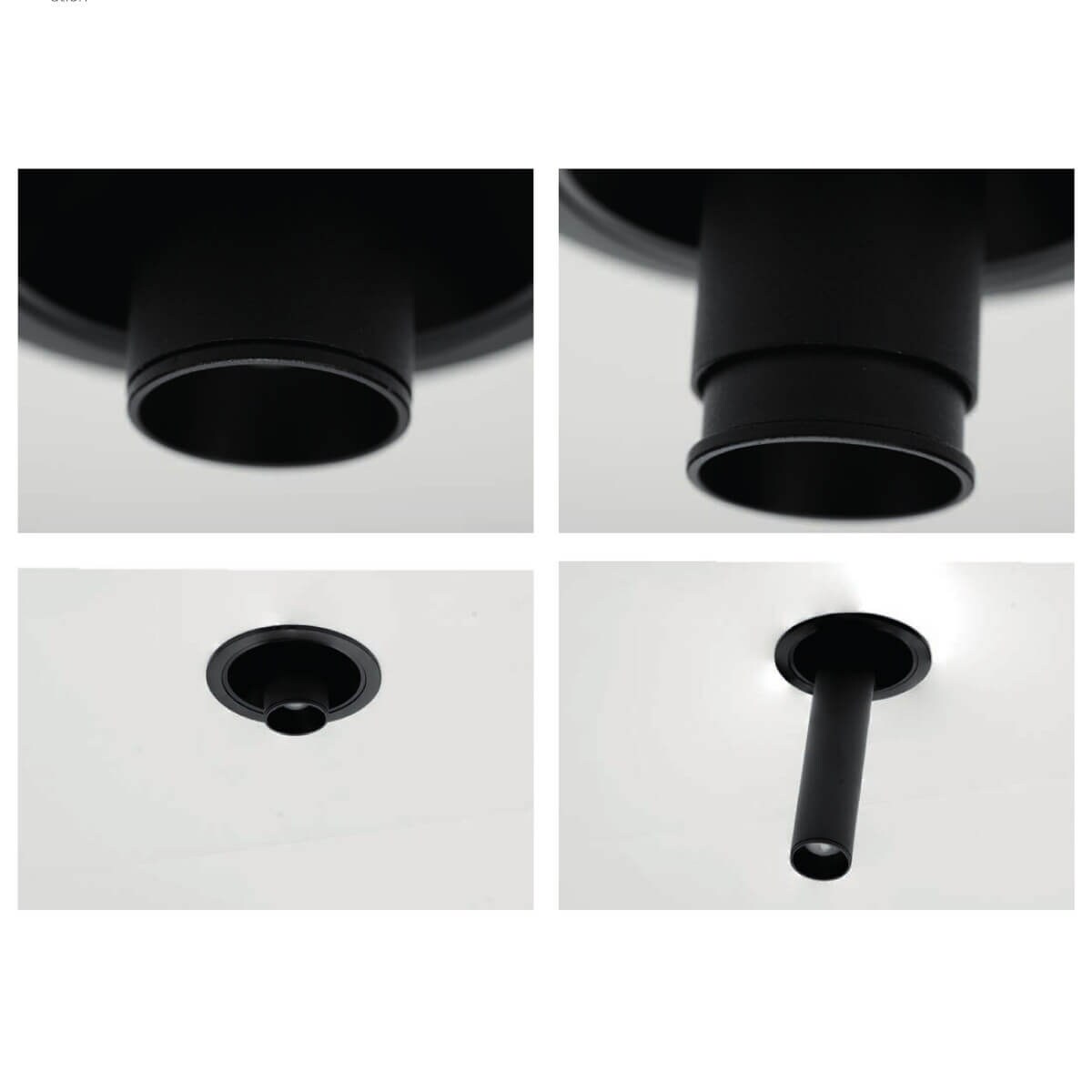 Regulowana lampa wpustowa Milis AZ6084 Azzardo LED 7W 3230K regulacja czarny