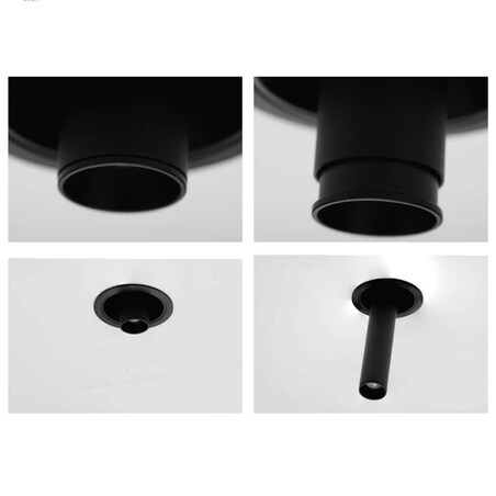 Regulowana lampa wpustowa Milis AZ6084 Azzardo LED 7W 3230K regulacja czarny