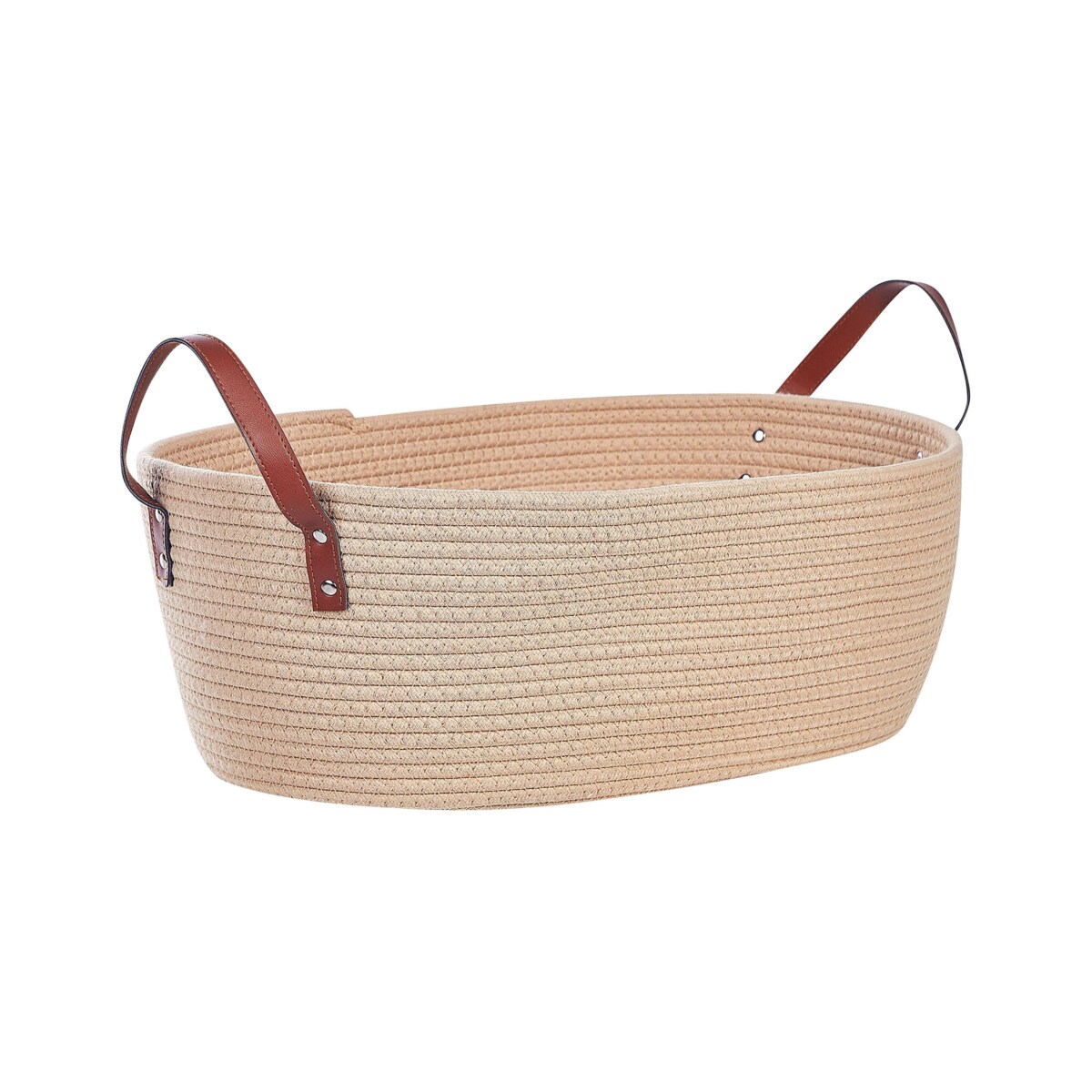 Zestaw 2 koszy bawełnianych beżowy GISSAR