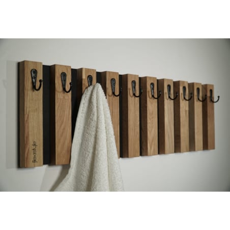 Drewniany wieszak na klucze Lamele 60cm