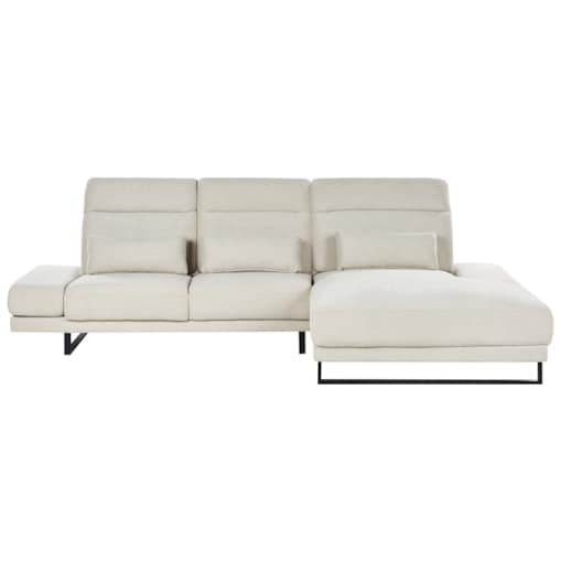 Narożnik IKAST Beżowy dla 4 osób Lewostronny