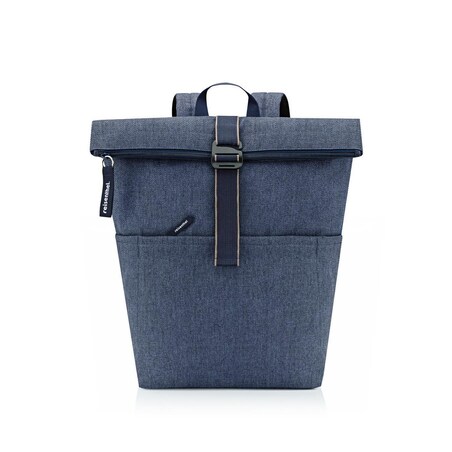 Plecak ROLLTOP BACKPACK, herringbone dark blue
