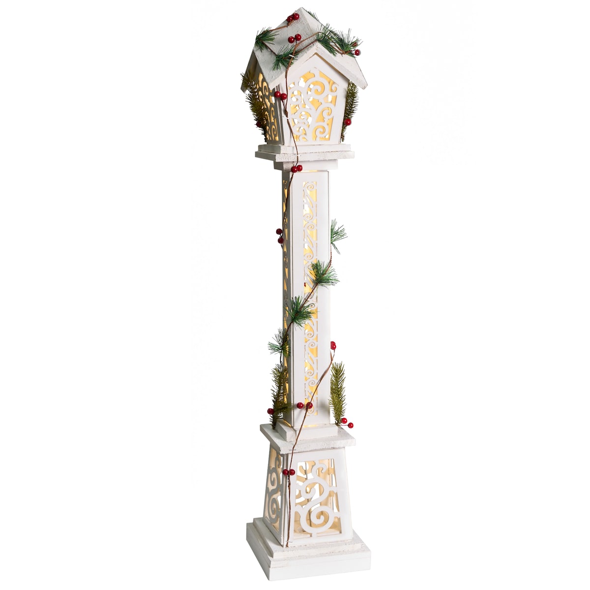 Dekoracja świąteczna LED LUMMENE 80 cm Latarnia Biały