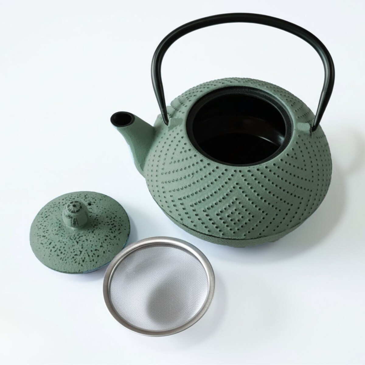 Czajnik żeliwny z zaparzaczem KAMIN, 900 ml