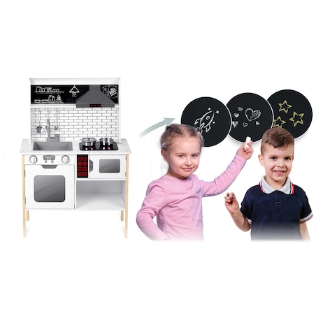 Kuchnia drewniana dla dzieci Ricokids z akcesoriami