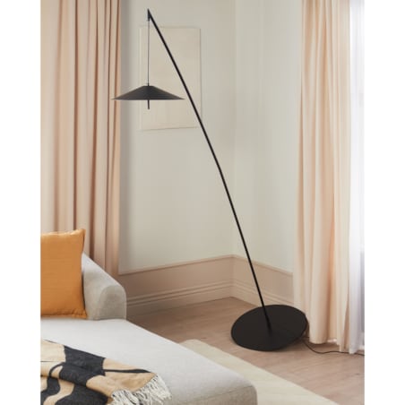 Lampa podłogowa LED COMALIE Metal Czarny