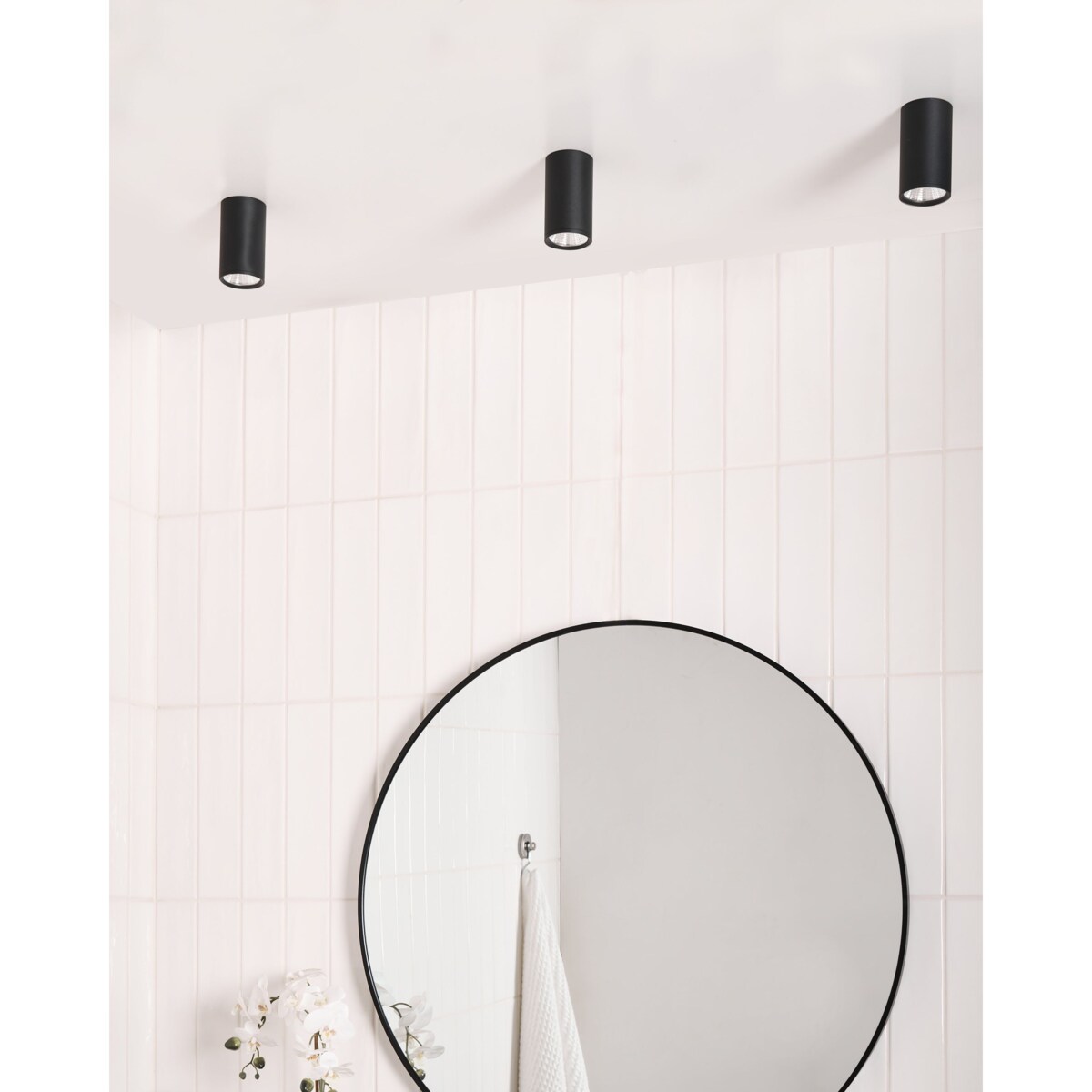 Lampa sufitowa LED BARCALA Metal Czarny