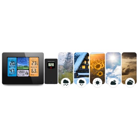 Bezprzewodowa stacja pogody pogodowa higrometr Berdsen