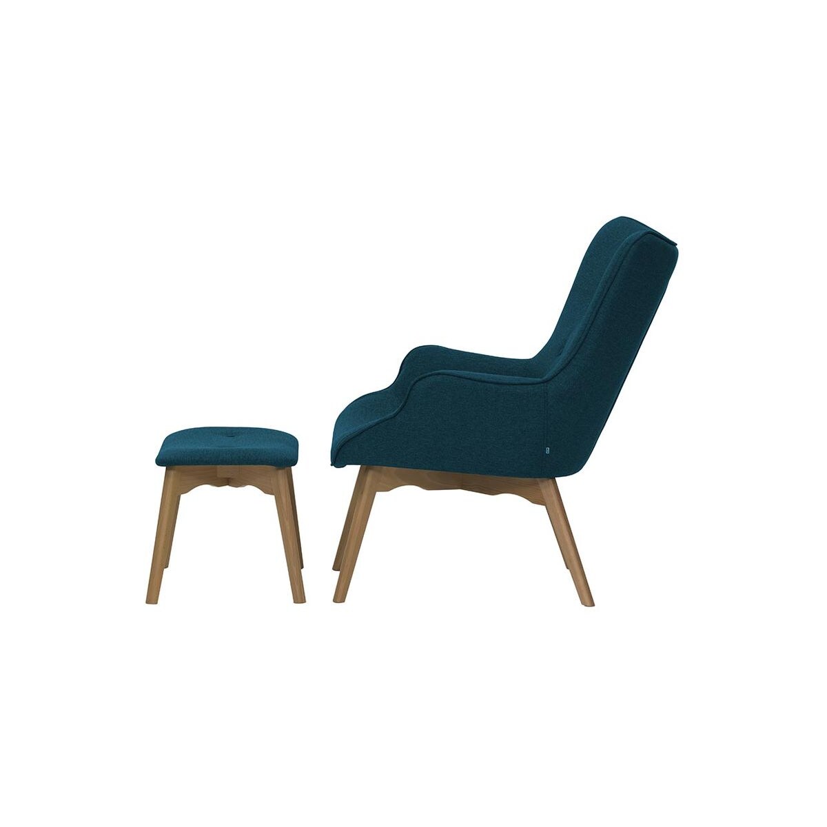 Fotel uszak z podnóżkiem Ducon-Malmo 81