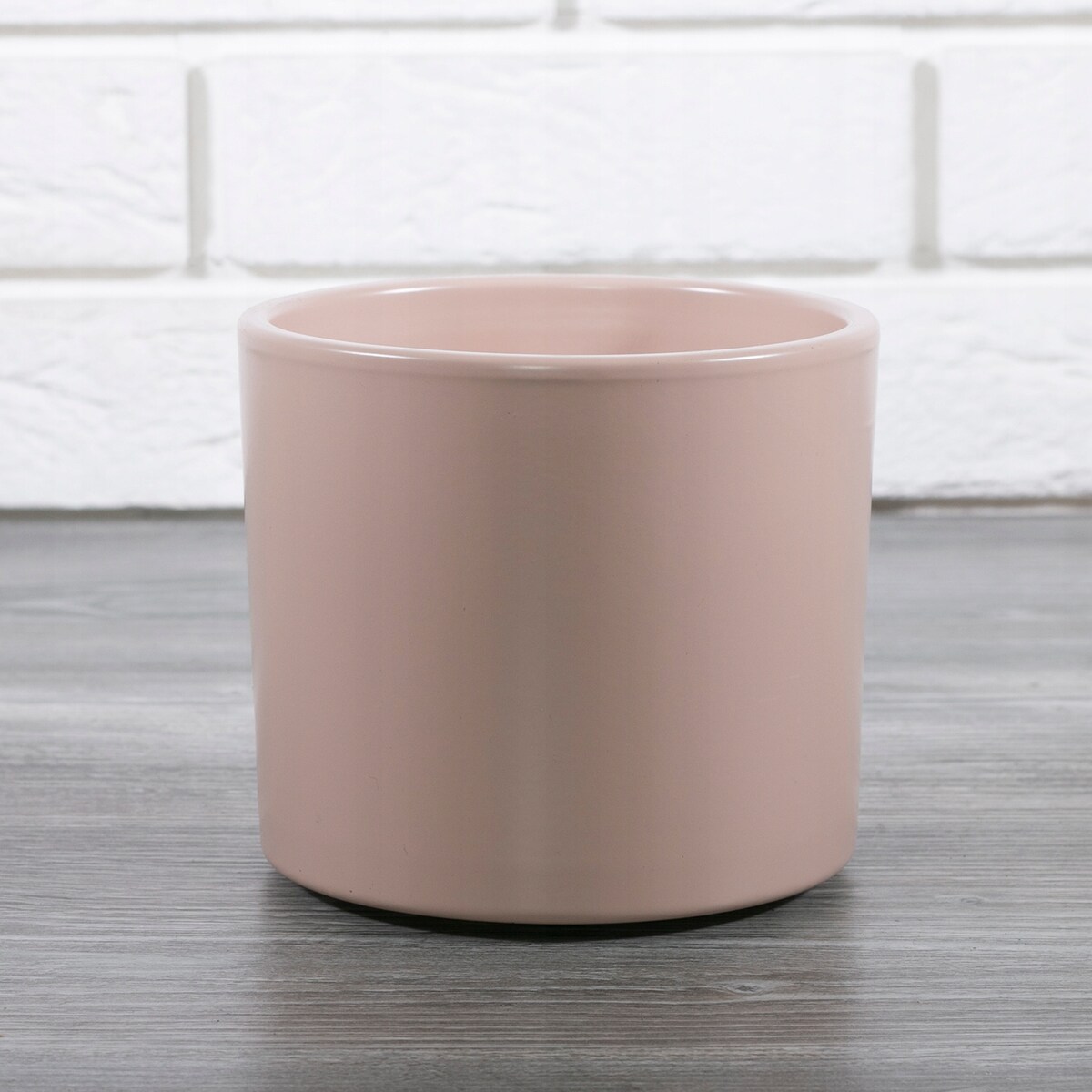 RÓŻOWA DONICA ceramiczna śr. 13cm