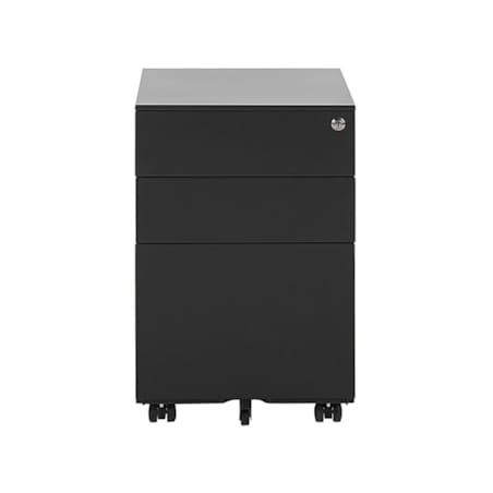 Szafka biurowa metalowa czarna CAMI