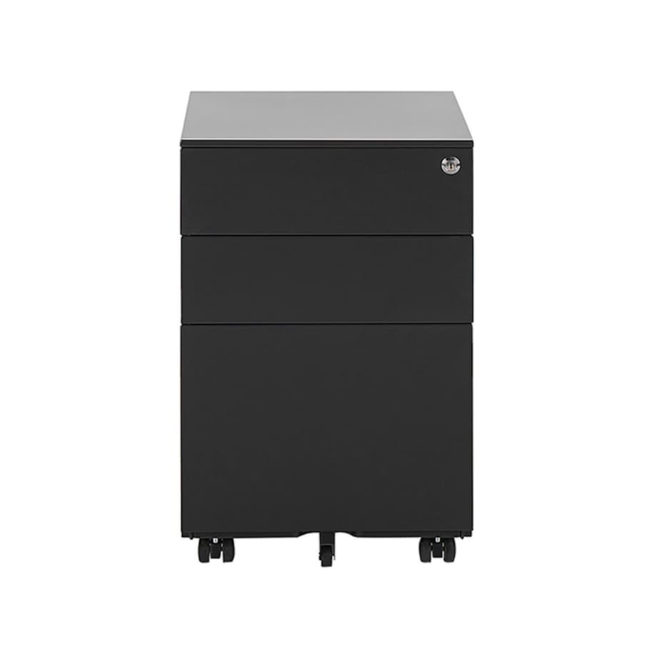 Szafka biurowa metalowa czarna CAMI