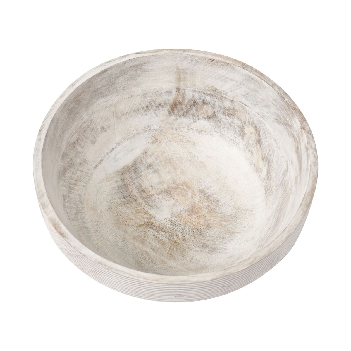 Zestaw 2 mis dekoracyjnych MINYA Drewno mango Jasnobrązowy