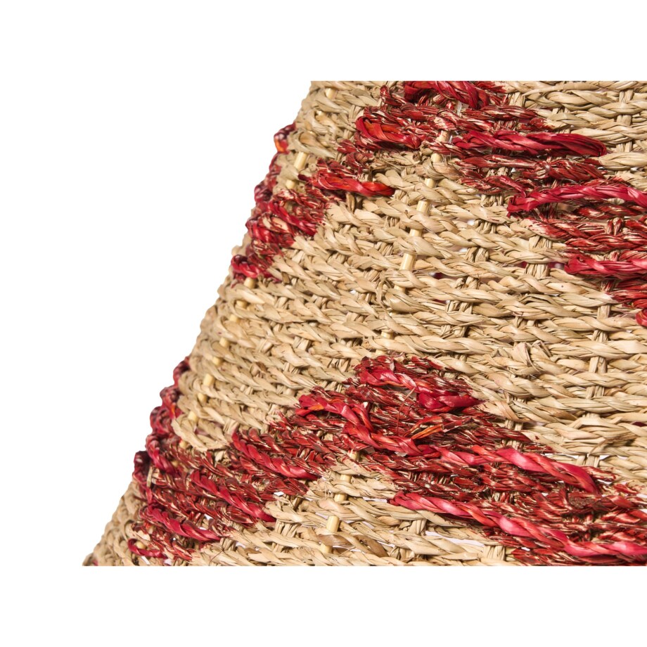 Osłonka pod choinkę HIVER Trawa morska Czerwony 51 cm