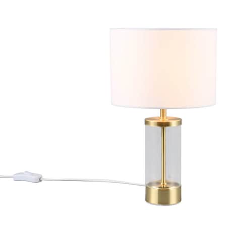 Lampka na stolik nocny Grazia R51711008 RL Light przezroczysta mosiądz biała