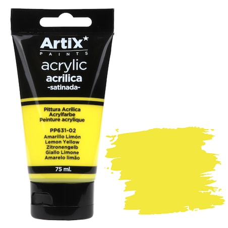 farba akrylowa artix pp631-02 lemon yellow 75ml