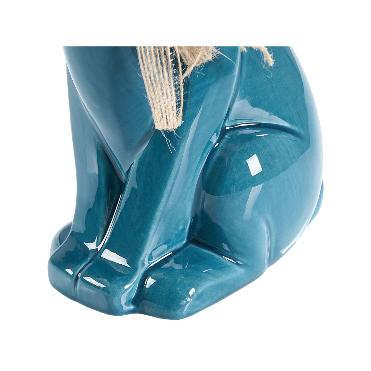 Figurka dekoracyjna CLUNY Dolomit Nowoczesny Niebieski