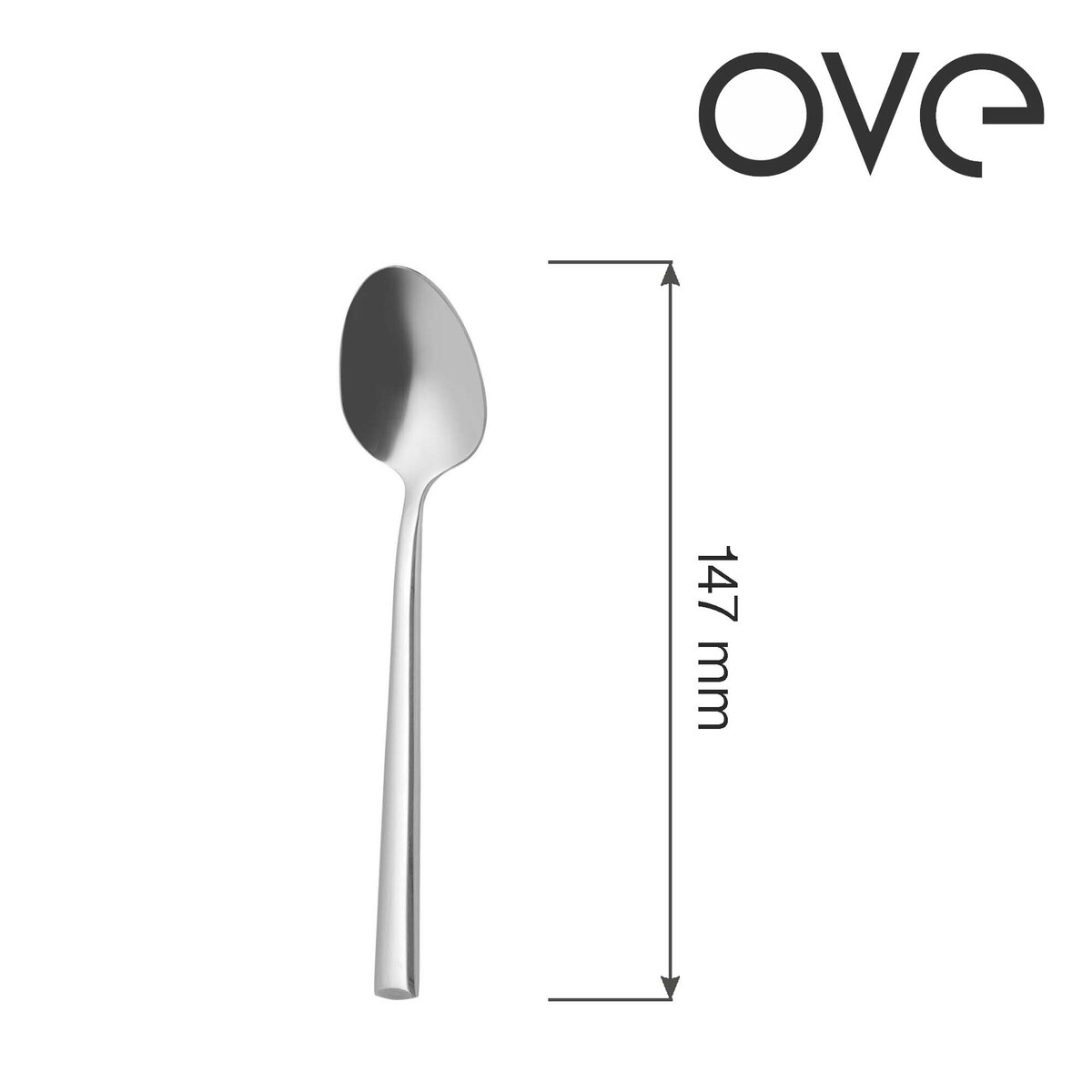 Łyżeczka do herbaty Bergen, OVE, 147 mm, zestaw 12 szt.