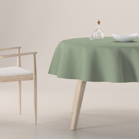 Obrus okrągły 130 x 130 cm szałwiowy