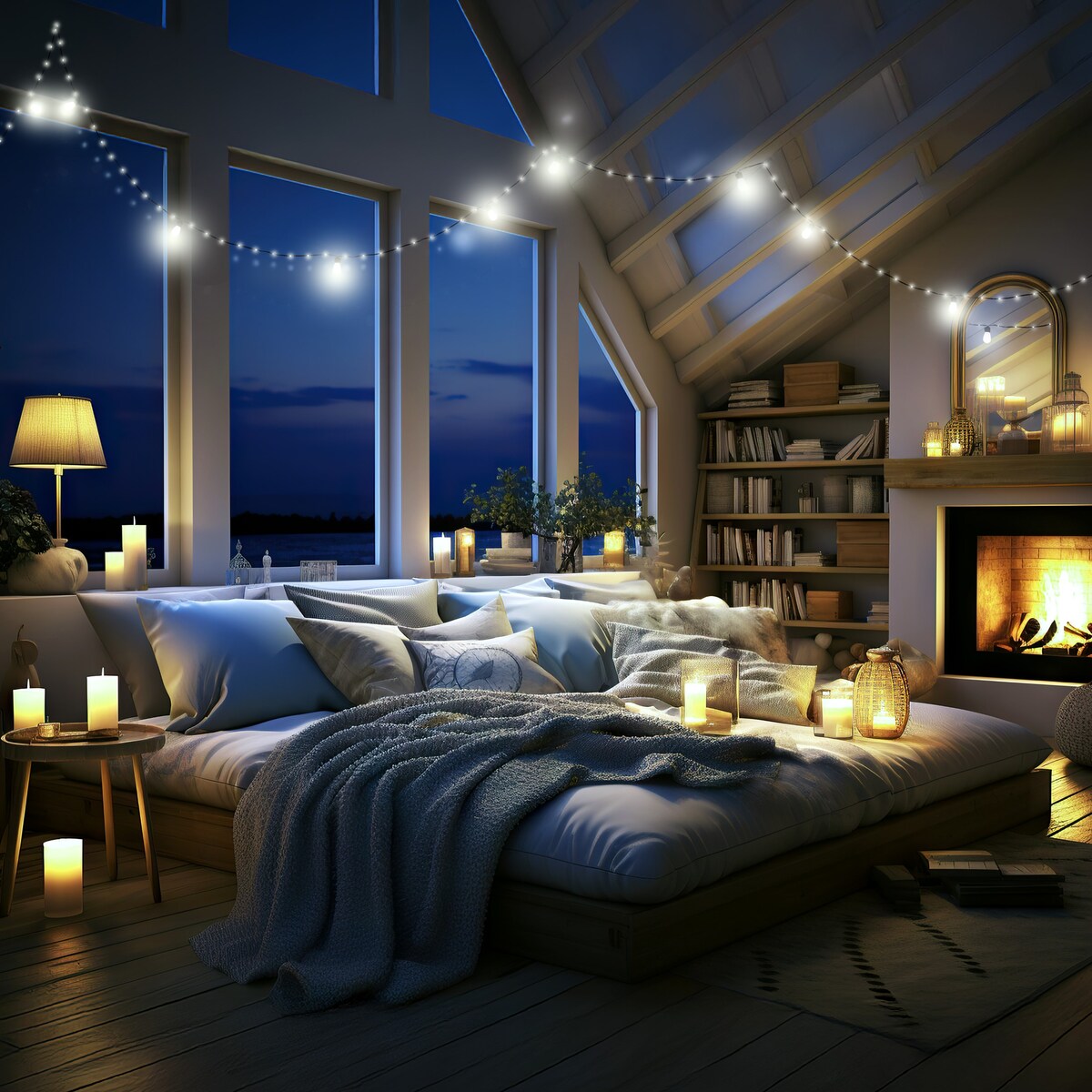 Girlanda LED świetlna 13,5 m SMART sterowana aplikacją