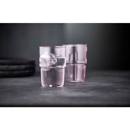 Szklanki do napojów Torino 400 ml 2 sztuki różowe 30199