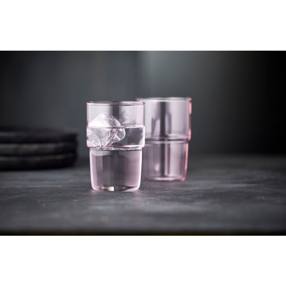 Szklanki do napojów Torino 400 ml 2 sztuki różowe 30199